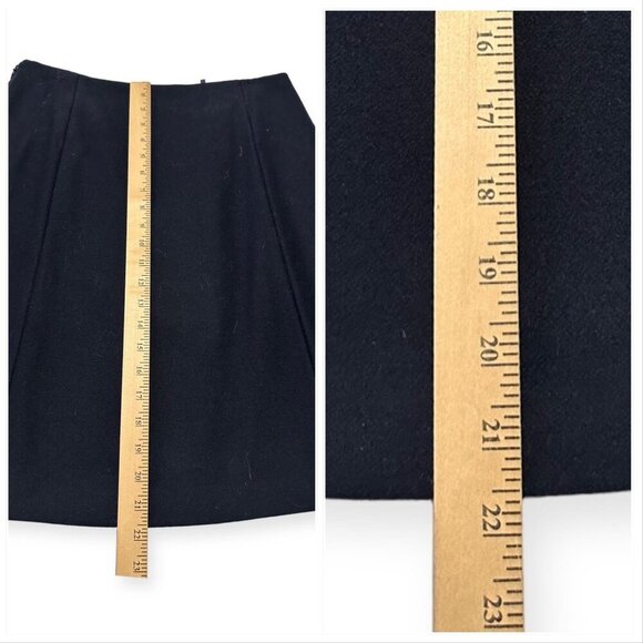Jil Sander Navy Blue Wool Skirt, Size 40EU - Picture 8 of 8
